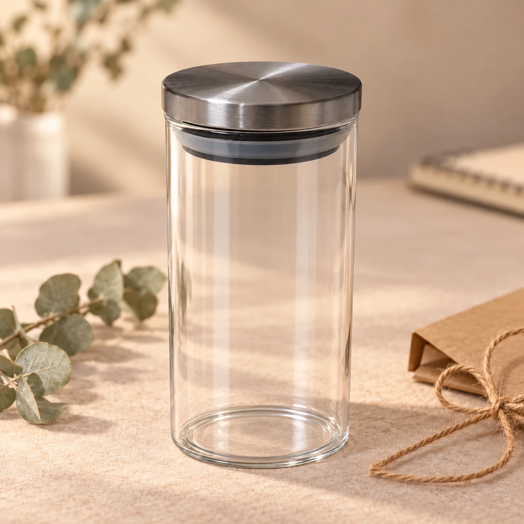 Premium Airtight Glass Storage Jar - view 4